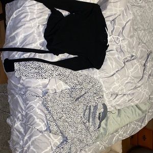 TWO long sleeve shein tops